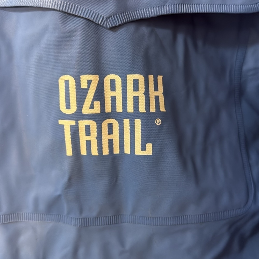 Ozark Trail Hooded Rain Suit 2pc Jacket & Pants Women’s Large Blue 100% PVC - Picture 6 of 10